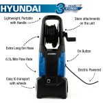 Hyundai 1900W 2100psi 145bar Electric Pressure Washer With 6.5L/Min Flow Rate | HYW1900E - Image 17